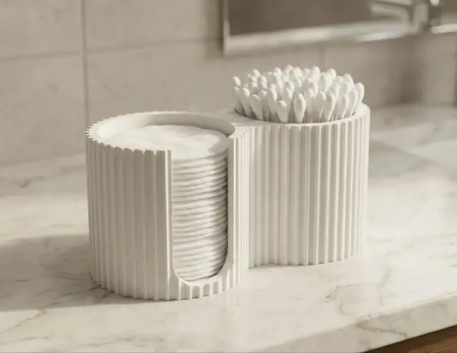 Organizador algodao e contonete