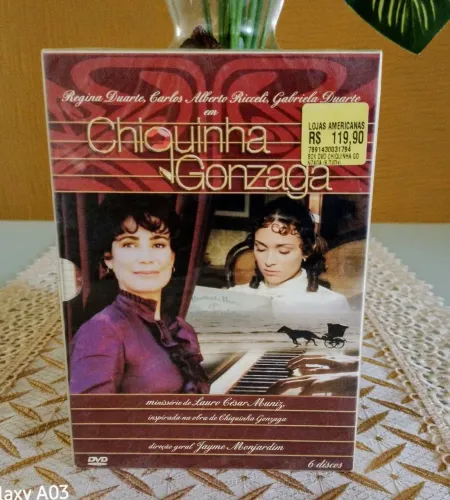 Box de DVDs da minissérie Chiquinha Gonzaga