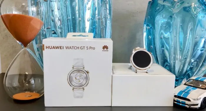 Relógio Huawei Watch GT 5 Pro 42mm - Branco - Igual Novo - NF e Garantia