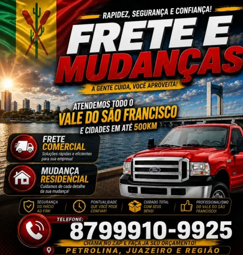 FRETE RÁPIDO- PETROLINA / JUAZEIRO E REGIÃO