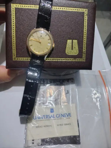 Relógio Universal geneve polerouter date