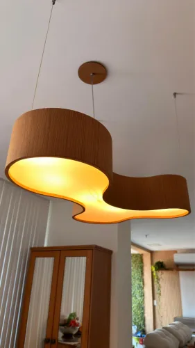Lustre Pendente Madeira