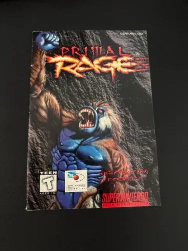 Manual Primal Rage Super Nintendo Original