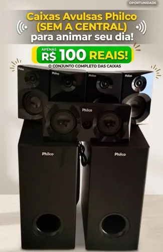 Caixas home theater Philco
