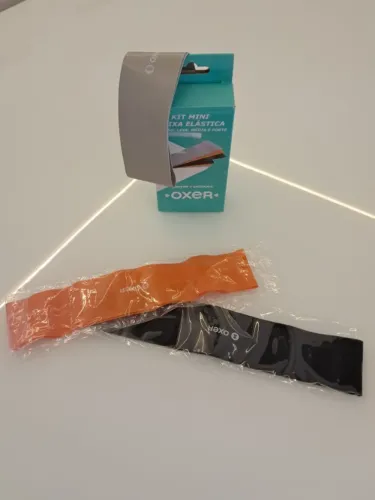 Kit Mini Faixa Elástica Oxer 3 Níveis (Leve, Média e Forte)