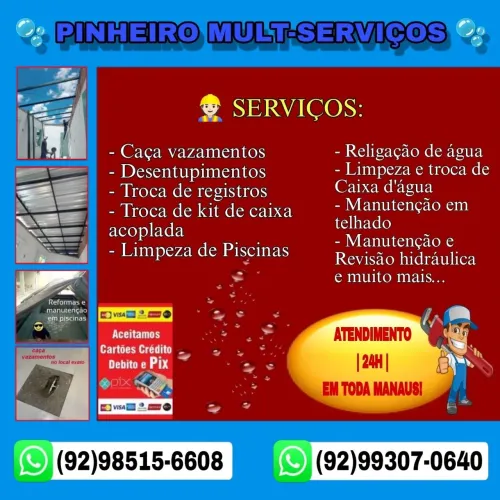 Encanador e Telhadista Profissional