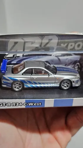 Skyline GT-R 34 C-WEST - Brian - Velozes e Furiosos 1:64
