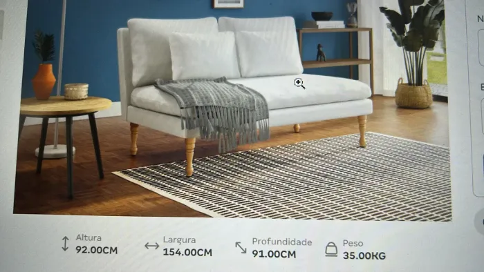 Sofa 2 lugares Tok&Stok