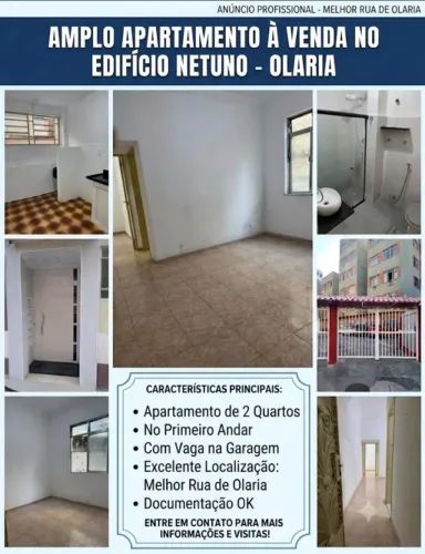 ?Vendo apartamento em Olaria Excelente oportunidade ? Documentação 100% regularizada,