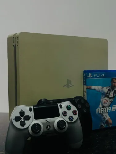 Ps4 Slim 1TB + 2 Controles + 1 Jogo Físico