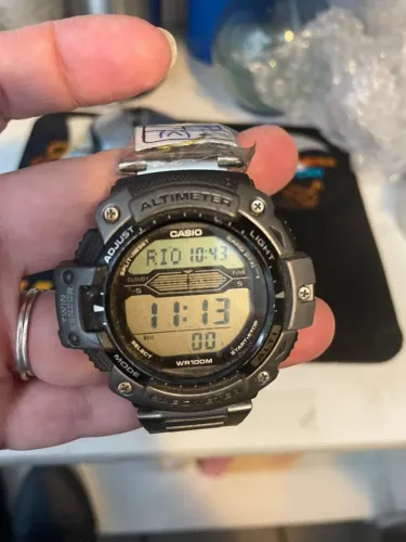 Relogio cassio altimeter barometer antigo