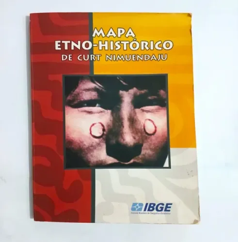 Kit Mapa Etno Historico Curt Nimuendaju - COMPLETO: Livro + Mapa