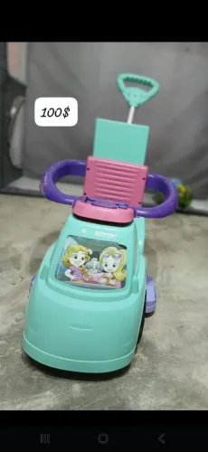Carrinho passeio infantil com empurrador