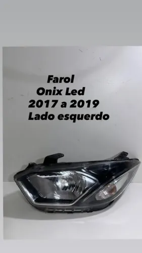 Farol Onix LED 2017 2018 2019 Lado Esquerdo