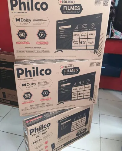 Smart Tv Philco borda infinita 32 polegadas lacrada