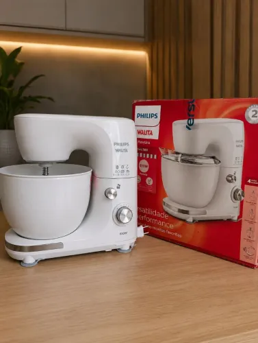 Batedeira Philips Walita RI7912/00 650W - Nova, Completa e com Caixa Original