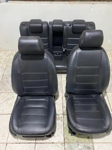 Jogo banco de couro original