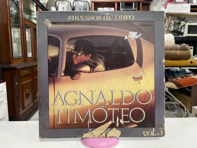Disco de Vinil Agnaldo Timóteo Sucessos de Ouro Vol.3