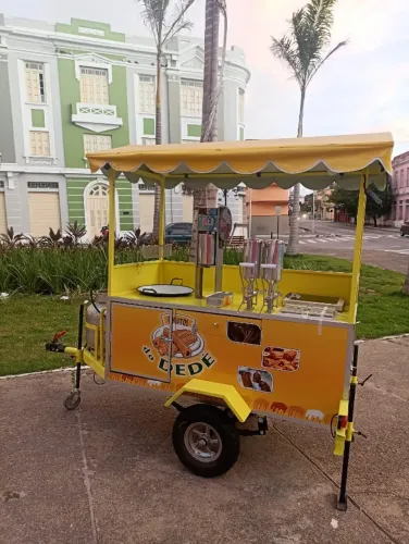 Micro Trailer Aberto para churros