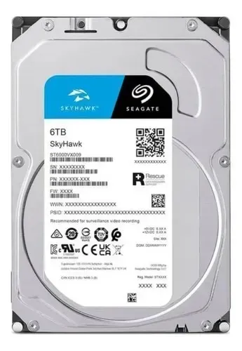 Hds 6TB sata 3.5 Novos 