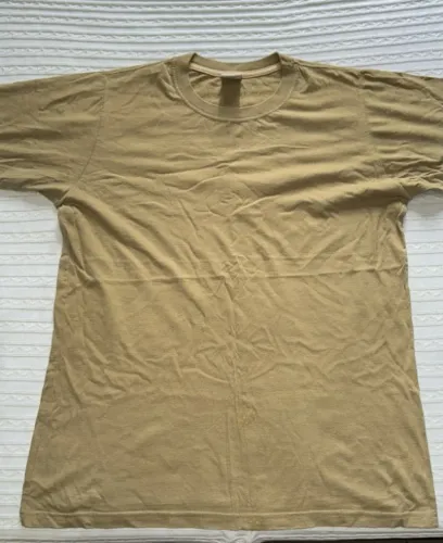 camisa masculina basica eayz bege