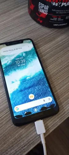 Motorola one e caixa de som extra bass