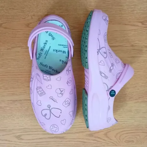 Babuche enfermagem rosa TAM 37/38