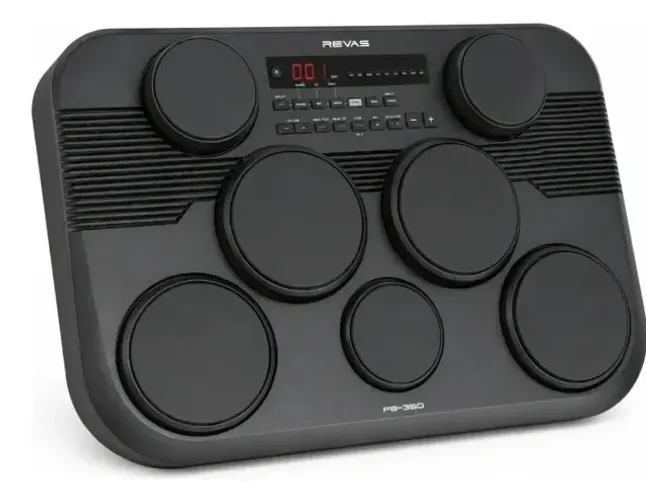 Bateria Eletrônica Portátil Revas Pb350 Roland Baqueta+fonte