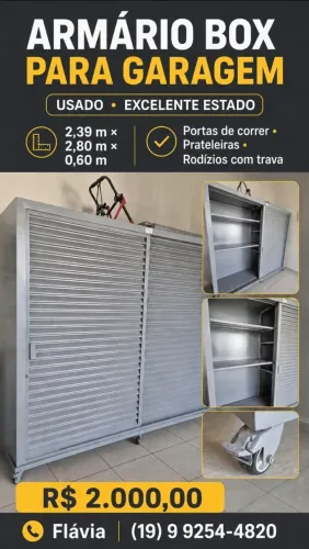 Armário Box Garagem