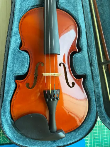 Violino 4/4 Perfeito para Estudantes e Iniciantes - Pouco Usado e Ótimo Som