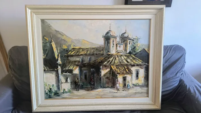 Quadro pintado a tinta óleo 