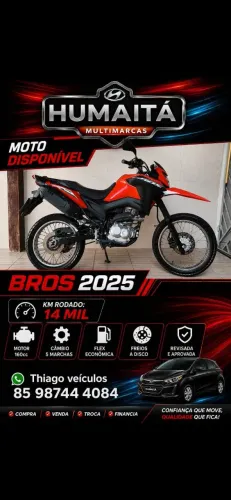 Vendo moto Bros 2025