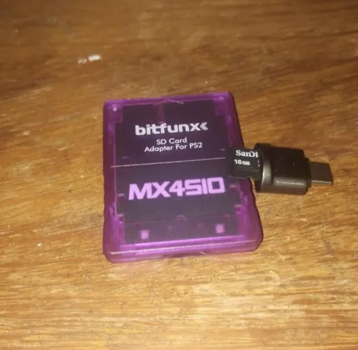 Kit MX4SIO Bitfunx + SD 16GB + USB-C - PS2