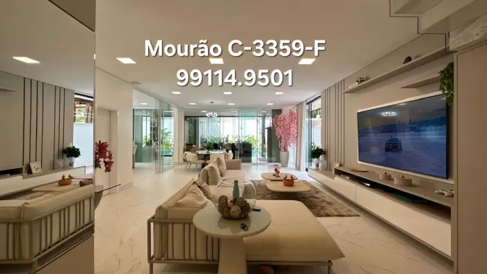 Espetacular Duplex no Alphaville 1. 484m2, 3 Suítes, Piscina, ESolar, GGerador. 100% Mobil