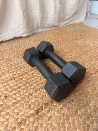 Pair of 3 kg Dumbbells (Hex)