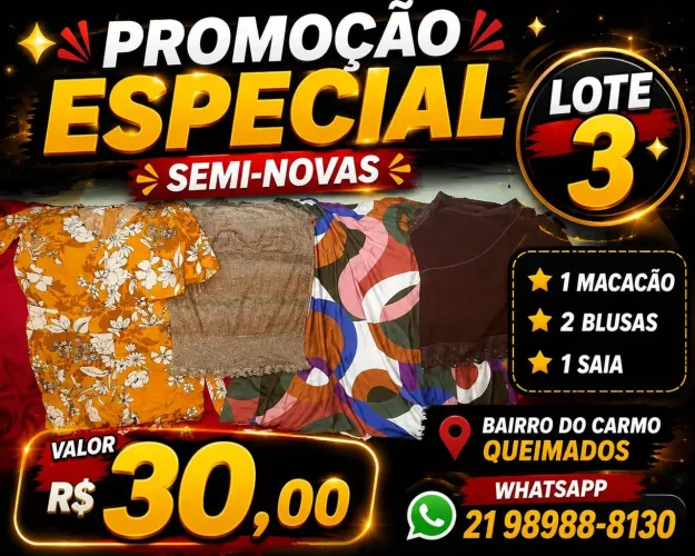 Vendo lotes roupas femininas 
