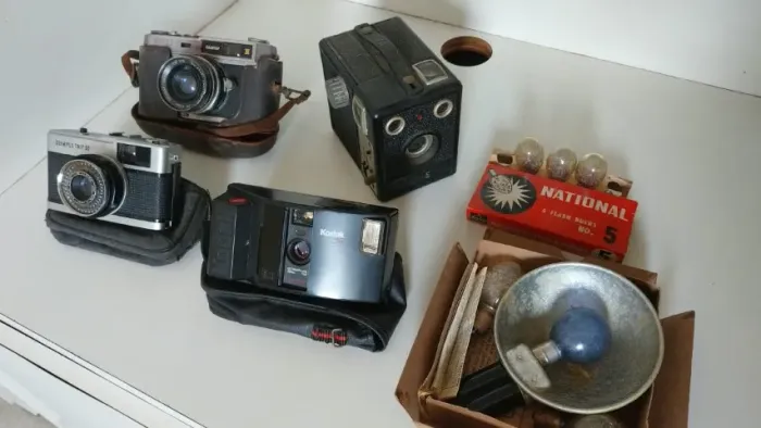 Máquinas fotográficas antigas