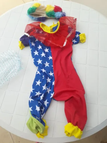 fantasia de palhacinho 2 anos 