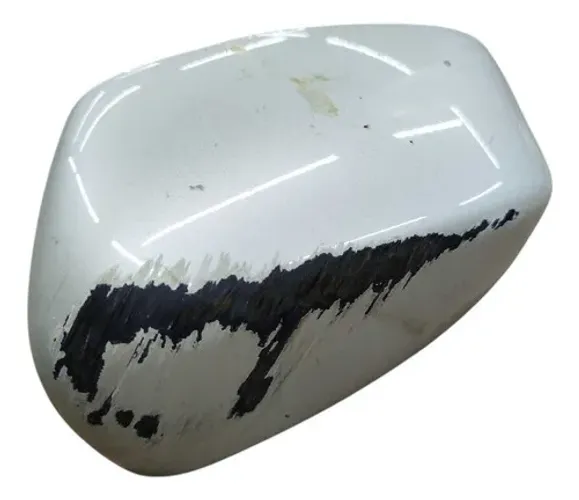 Capa Retrovisor Jeep Compass Lado Esquerdo 2018 2019 Detalhe Branco