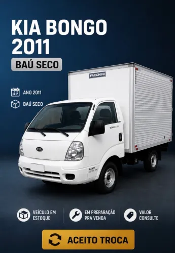 Kia bongo Ano 2011 Com Baú