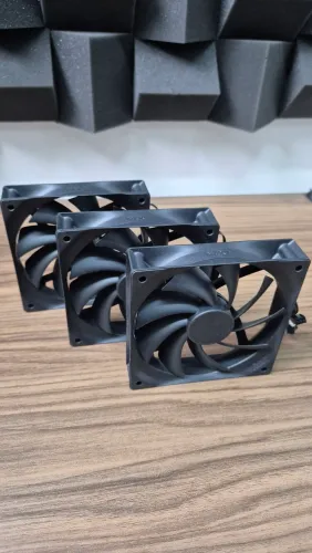 Kit 3x1 Fan Cooler 120 NZXT Preto 3un PRODUTO NOVO