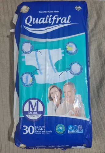 Fraldas Geriatricas descartáveis
