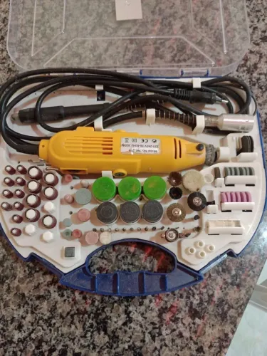 Micro retifica+acessórios 220v