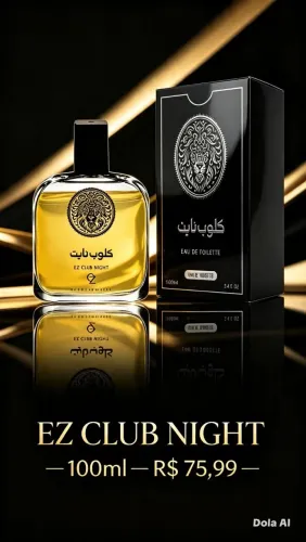 Perfume EZ Club Night ? Árabe Exclusivo 100ml ?