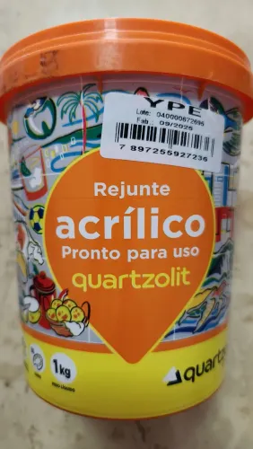 Rejunte Acrílico Quartzolit Cor Ypê