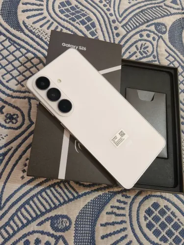 Samsung s26 256gb12gb novo! Completo com NF na garantia 