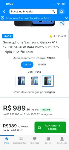 A17 LACRADO COM NOTA
