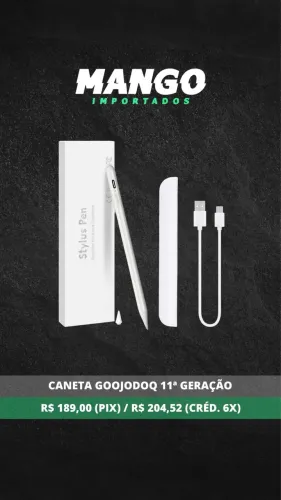 Caneta Goojodoq 11ª Geração Branca para iPad