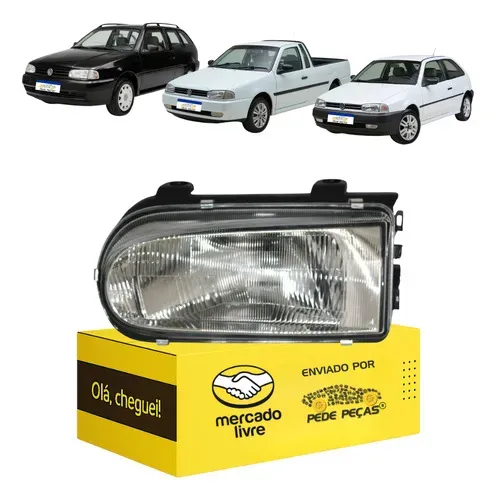 Farol Gol Saveiro Parati Bola 1996 97 98 99 00 2001 2002 L.e Esquerdo/motorista