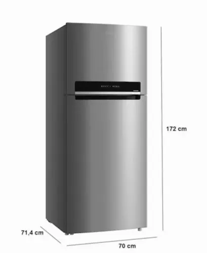 Geladeira Frost Free Inverter Midea 473 litros Inox Bivolt